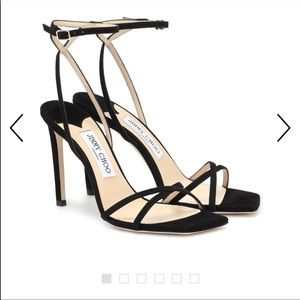 Authentic Jimmy Choo - Satin Ankle Strap Sandal